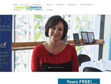 Tablet Screenshot of leisureseekers.com.au